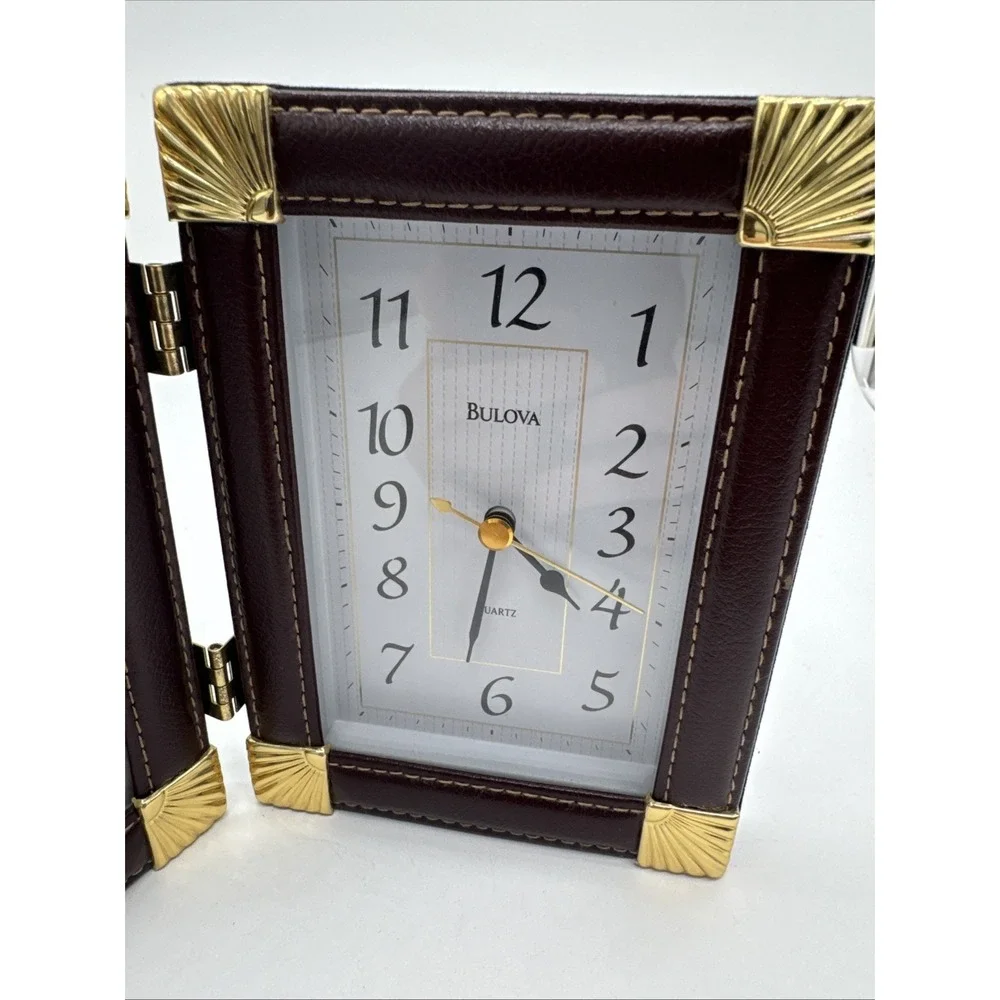 Bulova Picture Frame And Clock 4.5